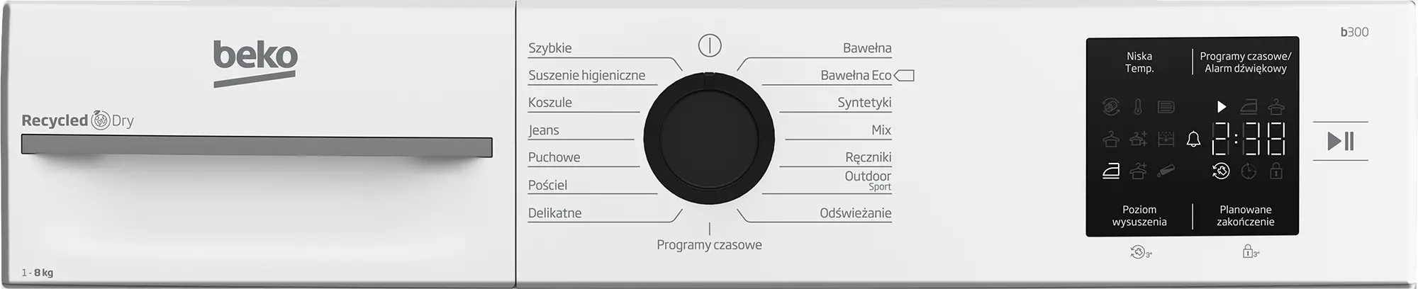 фото Сушильна машина Beko BM1T38239W
