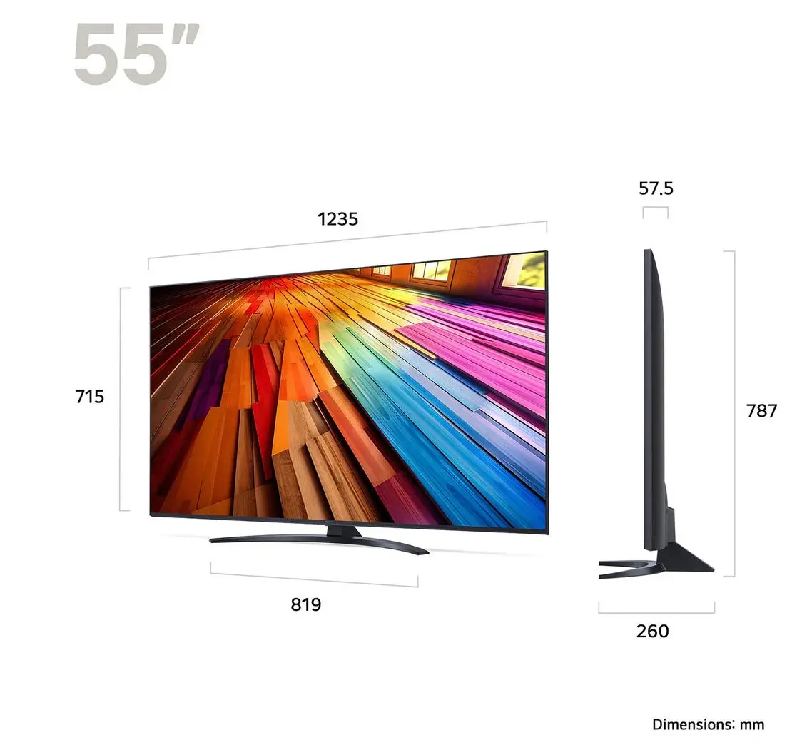 Telewizor LG 55UT81006LA 55" LED 4K webOS DVB-T2