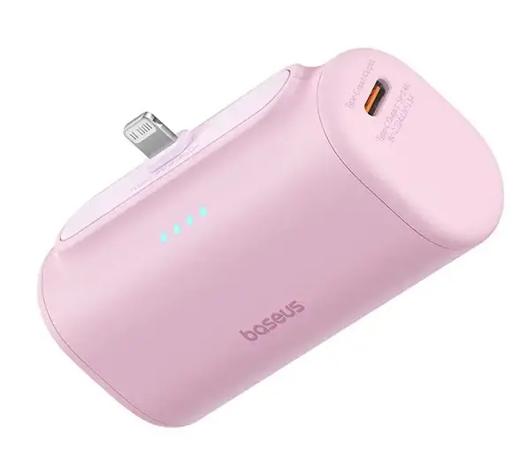 Powerbank Baseus Compact IP 5000mAh 20W Lightning Różowy
