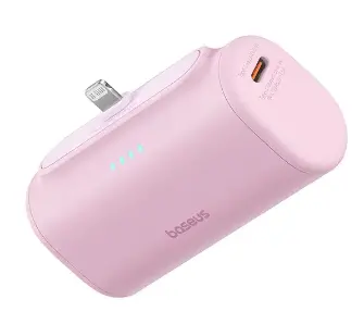 Powerbank Baseus Compact IP 5000mAh 20W Lightning Różowy