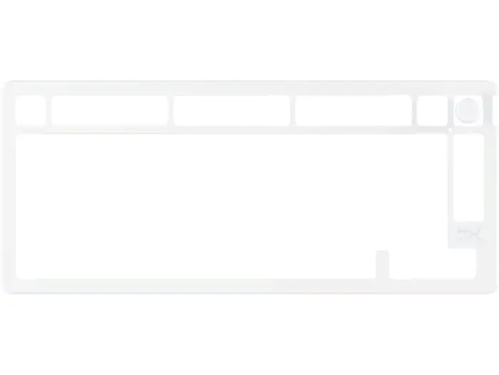 Ramka HyperX Alloy Rise 75 Gaming Top Plate Biały