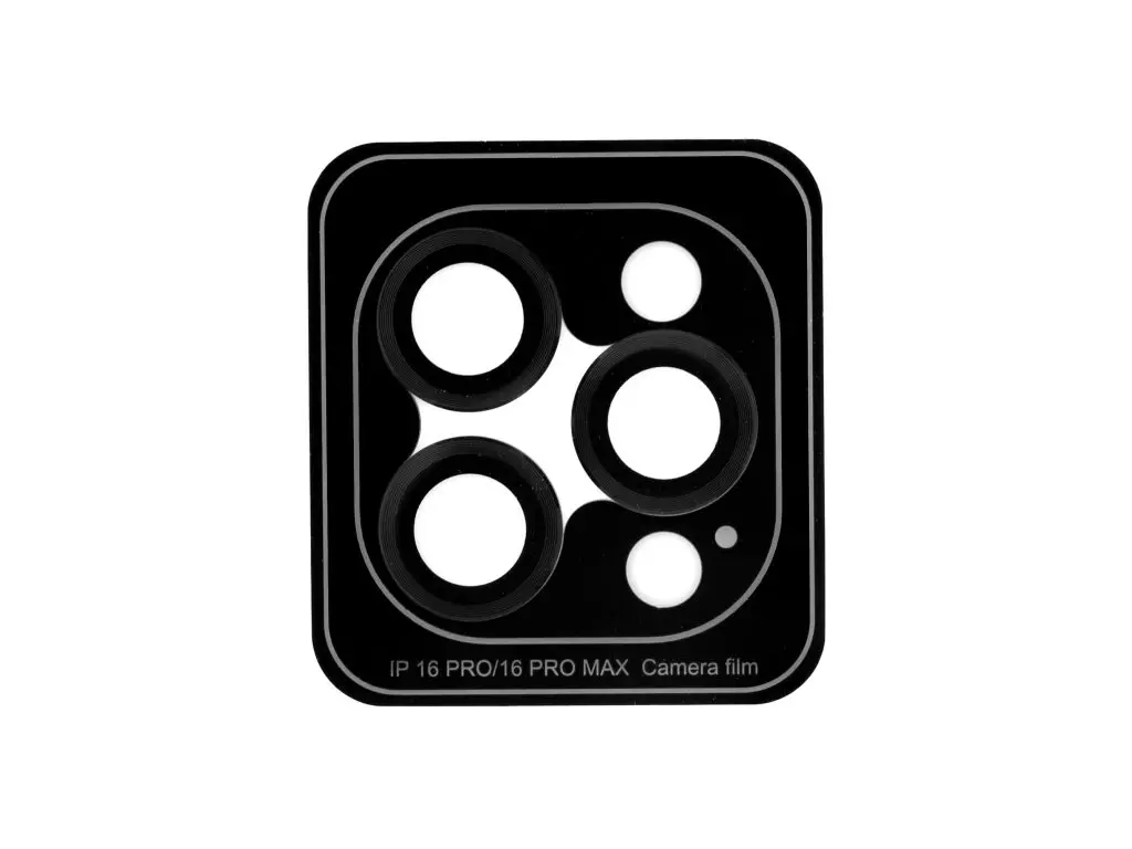 Szkło ochronne Winner WG na obiektyw do iPhone 16 Pro/16 Pro Max Czarny