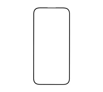 Szkło hartowane Winner WG 4D Full Glue do iPhone 15 Czarny