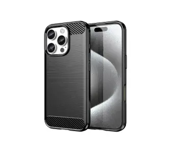 Etui Winner WG Carbon do iPhone 16 Pro Max Czarny