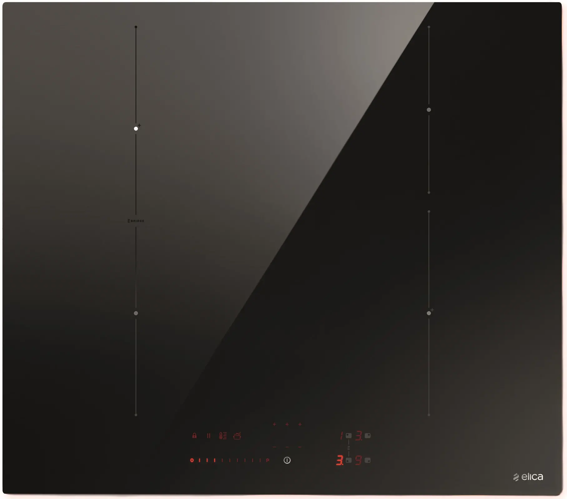 фото Індукційна варильна поверхня Elica Ratio 604 Plus BL