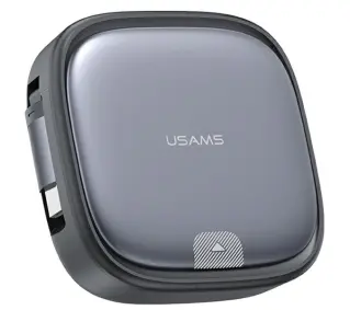 USAMS 3w1 USB-C do microUSB/USB-C/Lightning 60W Stalowy - ⚡ EURO HIT CENOWY! ⚡