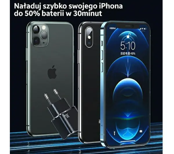 USAMS 1xUSB-C T45 mini 30W PD3.0 Fast Charging Biały