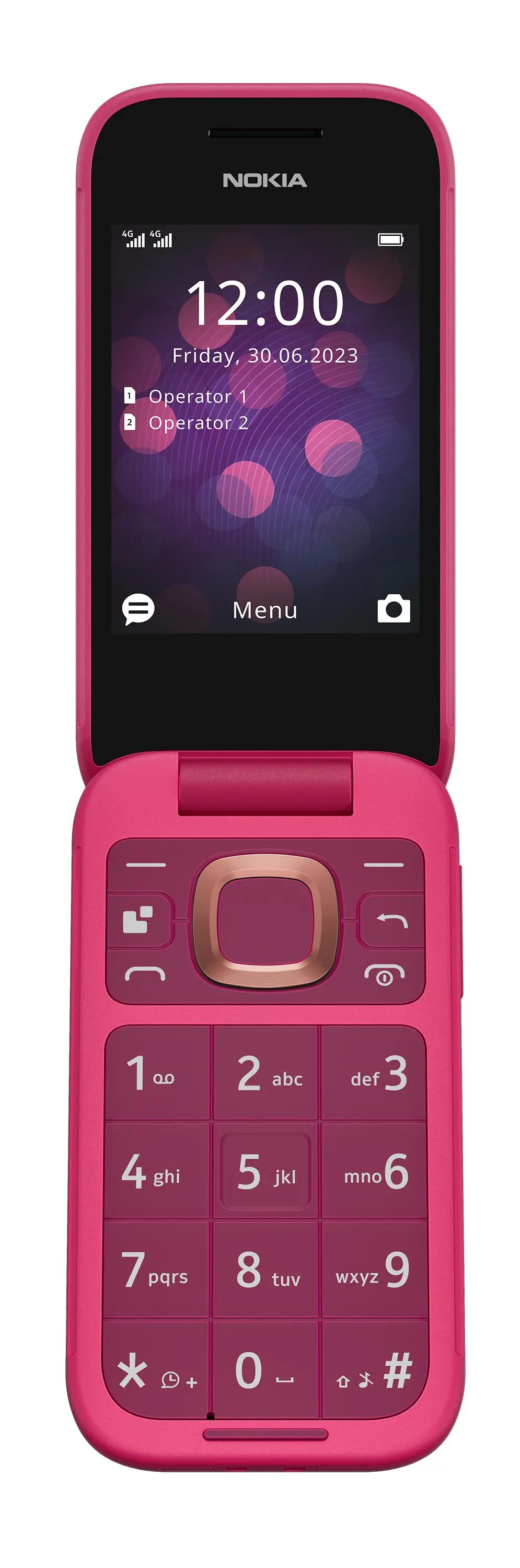 Telefon Nokia 2660 Flip 4G 2,8" 0.3Mpix Różowy