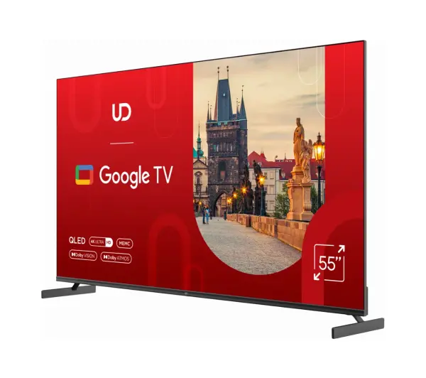 UD TV 55QGU7210S 55"QLED 4K Google TV Dolby Vision Dolby Atmos DVB-T2