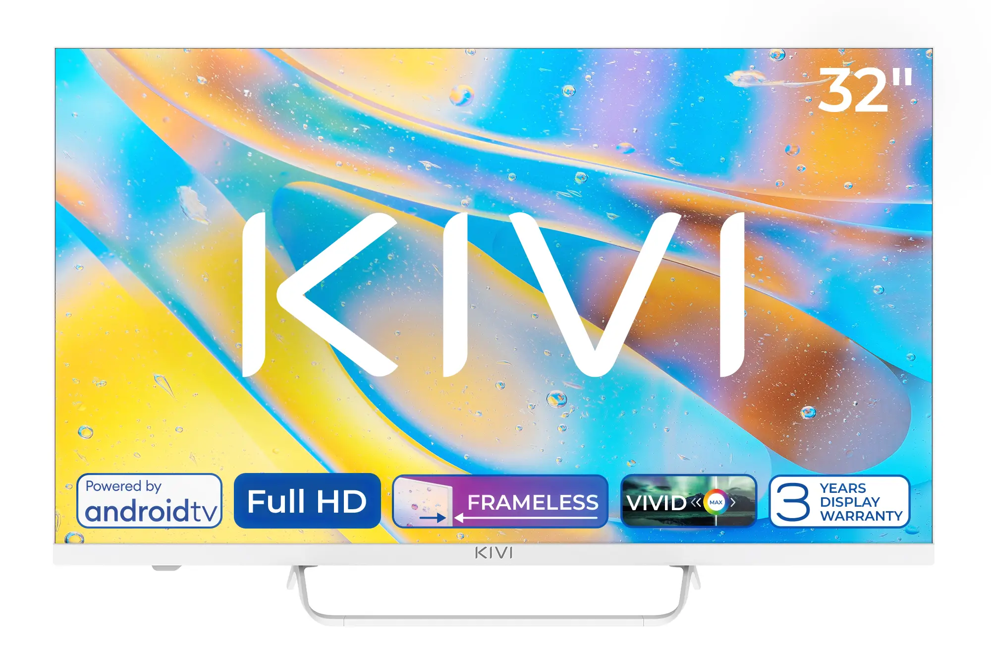 Telewizor KIVI 32F760QW 32" LED Full HD Android TV DVB-T2