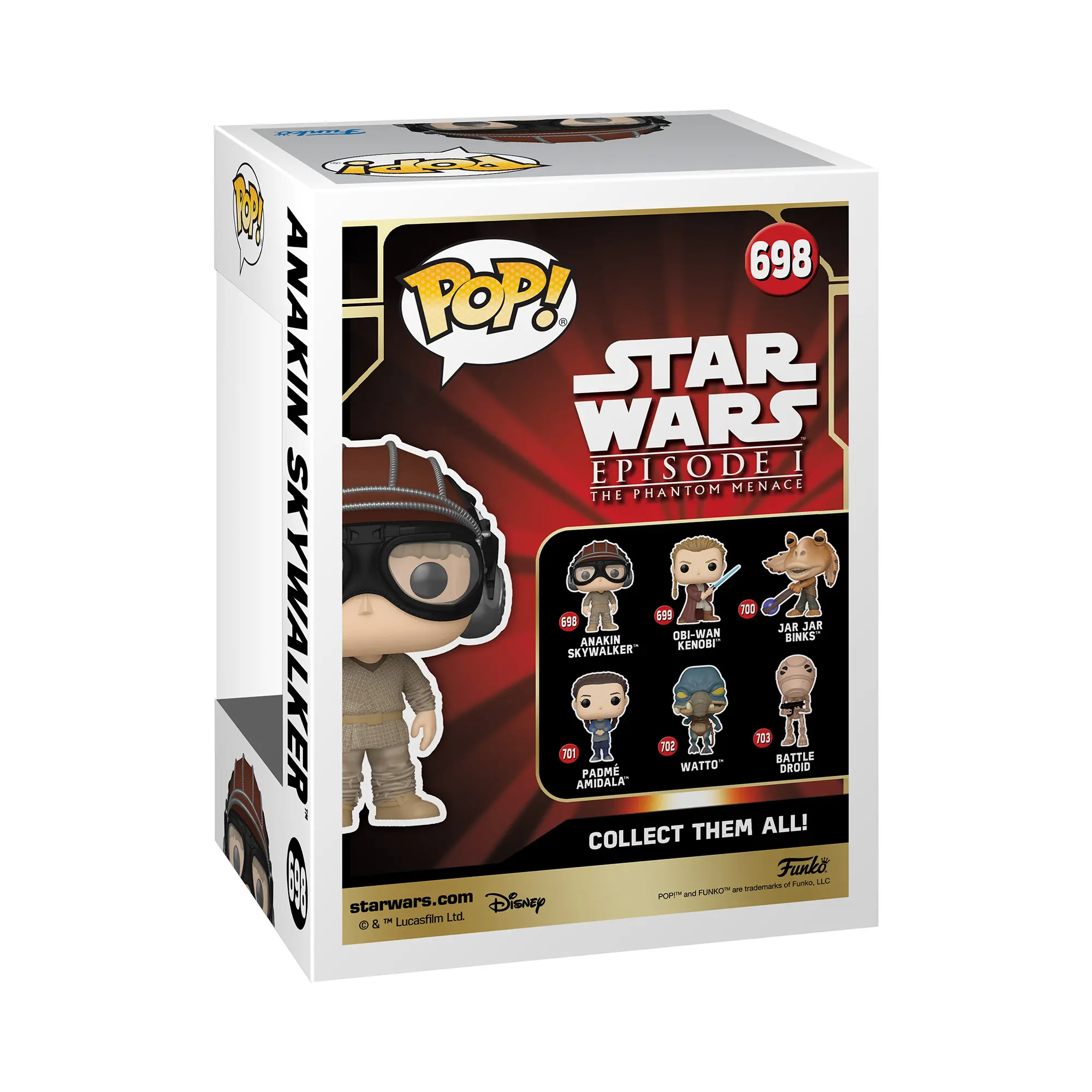Funko Pop Star Wars The Phantom Menace 25th Anakin Skywalker