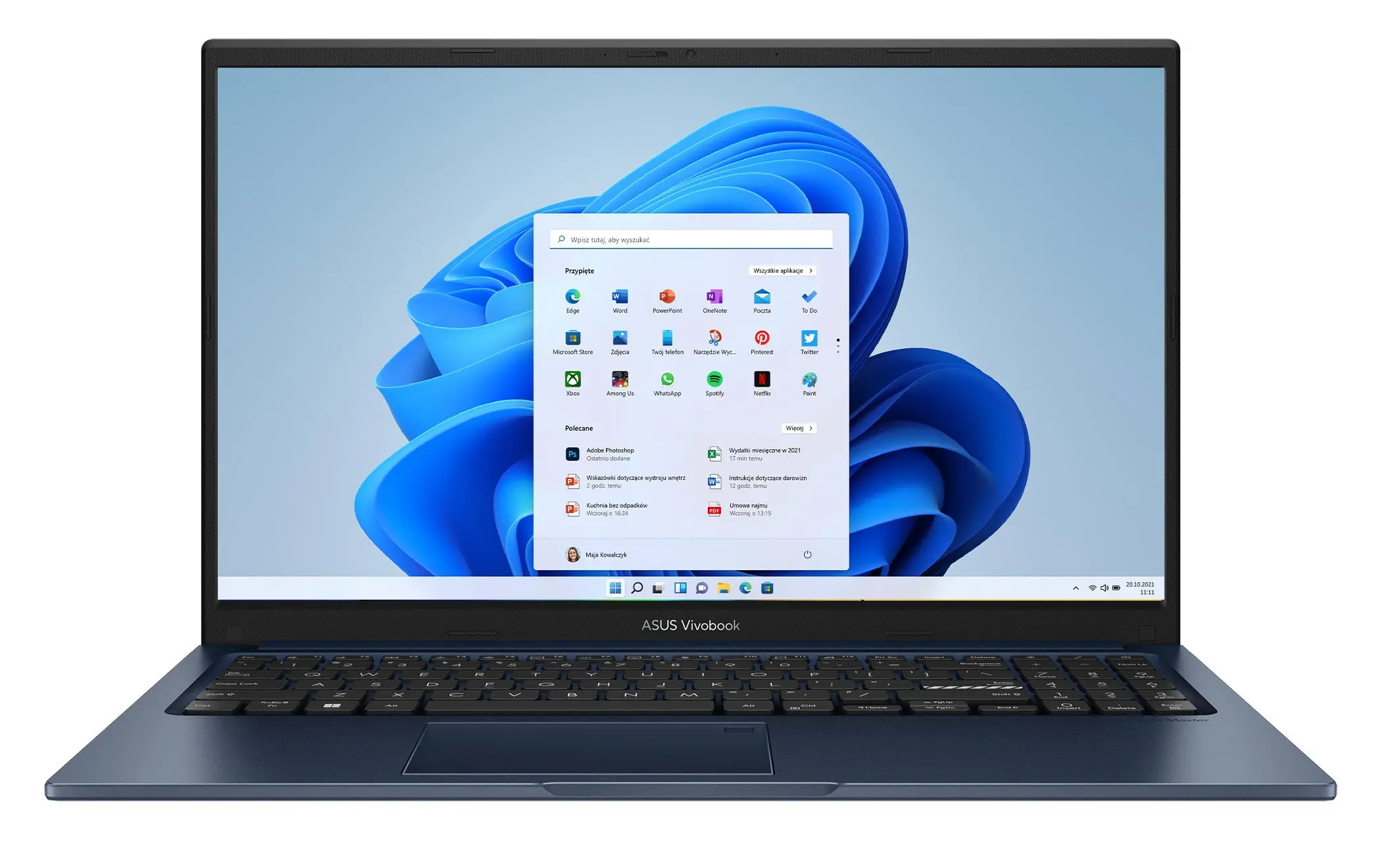 Laptop ASUS VivoBook 15 A1504VA-BQ905W 15,6" i5-1335U 16GB RAM 512GB Dysk SSD Win11 Niebieski