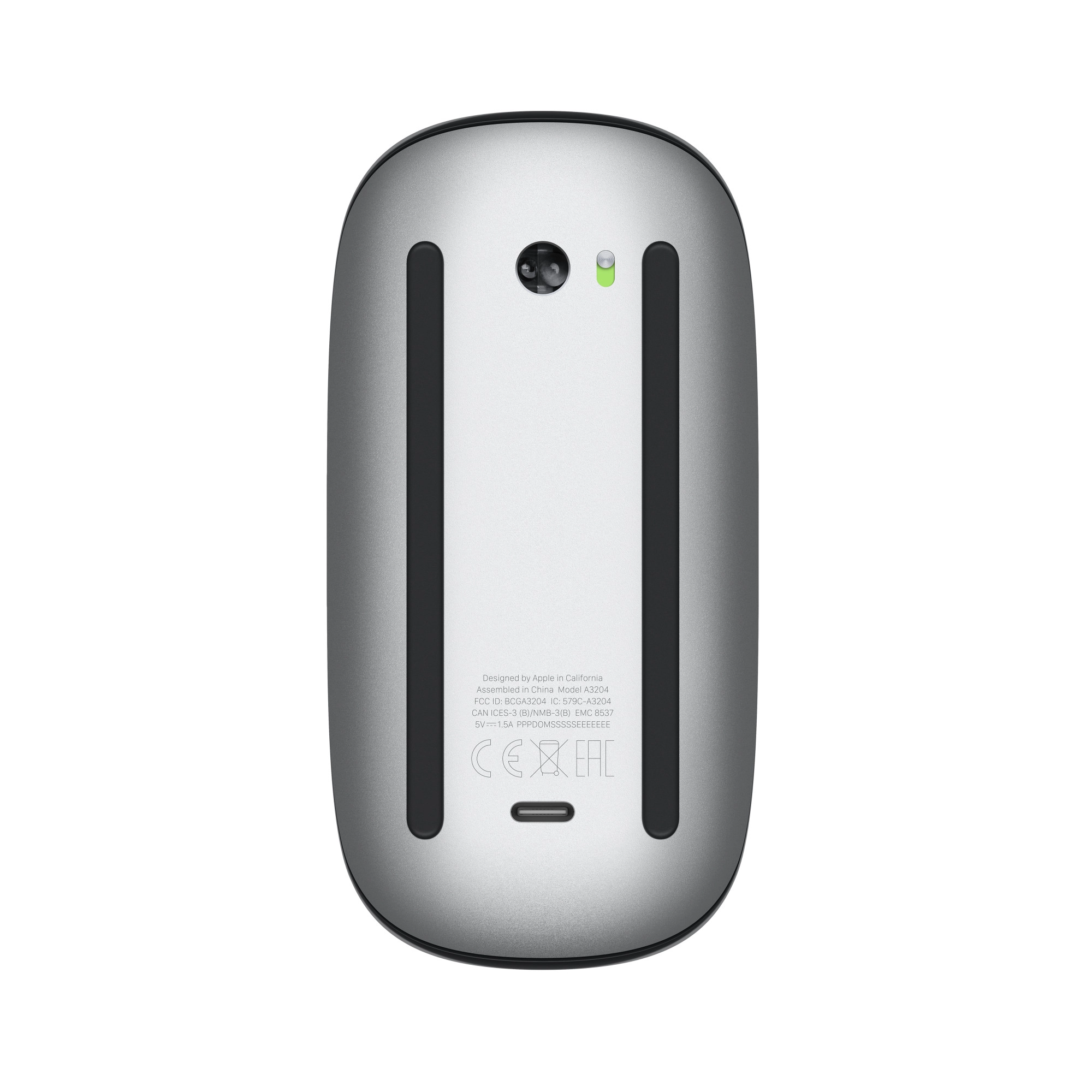Myszka Apple Magic Mouse USB-C obszar Multi-Touch Czarny
