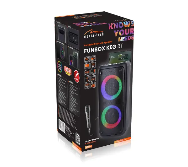 Media-Tech FUNBOX BT MT3181 40W Czarny
