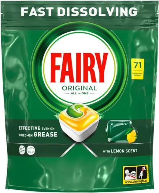 Kapsułki do zmywarki Fairy Original All In One Lemon 71szt.