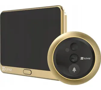 Wizjer z kamerą Ezviz DP2C 4,3" 2Mpix Nagrywanie Dzwonek Złoty