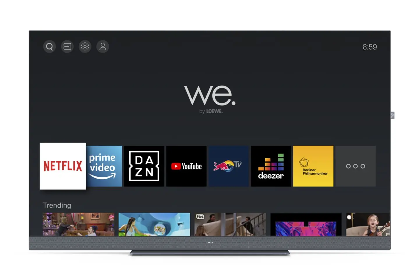 Telewizor We. by LOEWE We. SEE 43 Storm Grey 43" LED 4K Smart TV Dolby Vision Dolby Atmos HDMI 2.1 DVB-T2