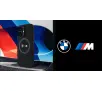 Etui BMW M Silicone Printed Ring MagSafe do  iPhone 16 Czarny