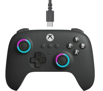 Pad 8BitDo Ultimate C Wired do PC, Xbox Przewodowy Ciemnoszary