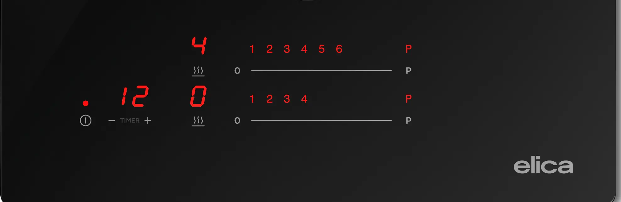 фото Індукційна варильна поверхня Elica Primis 302 BL