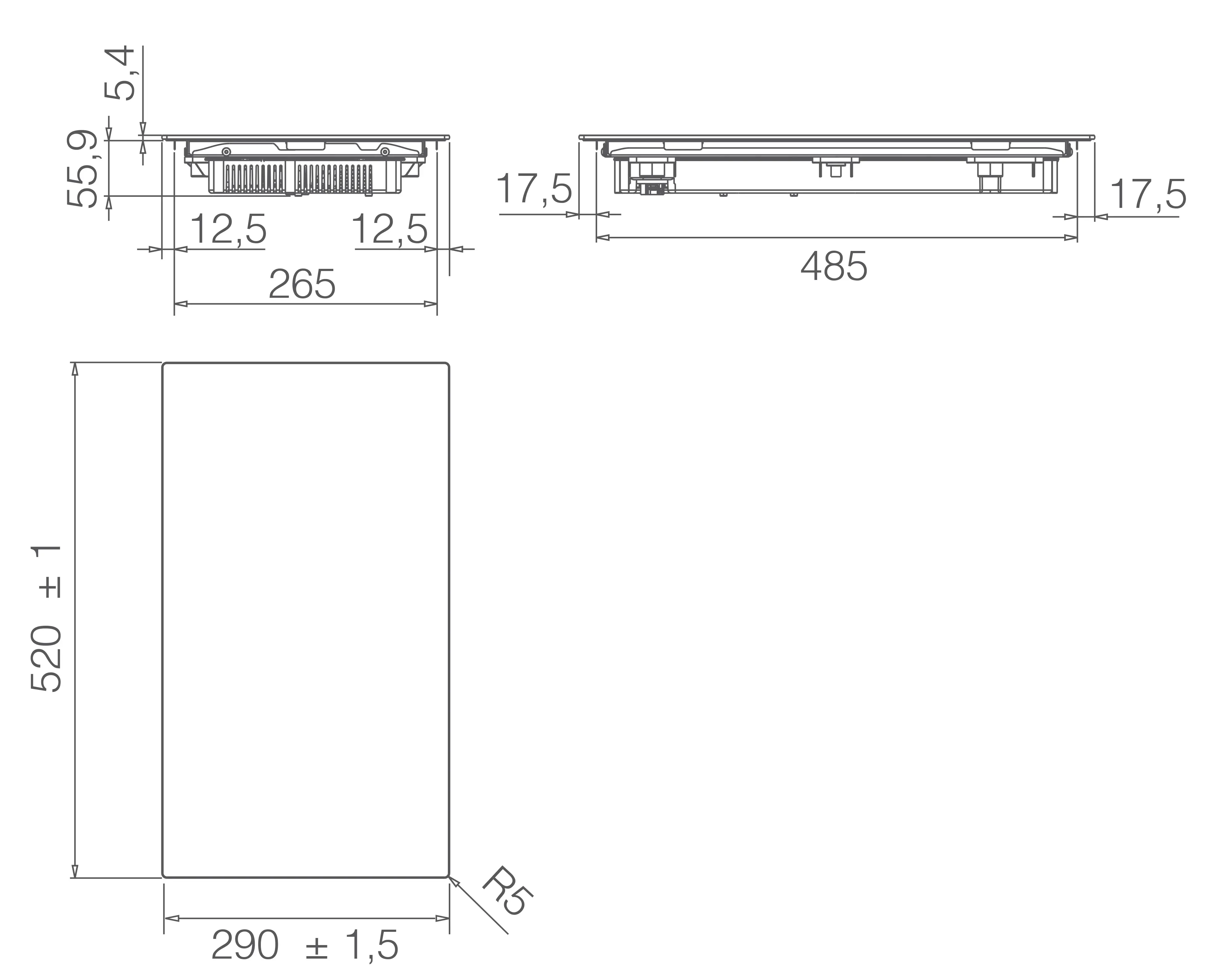 фото Індукційна варильна поверхня Elica Primis 302 BL