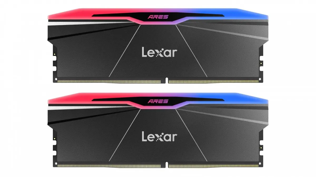 Pamięć RAM Lexar Ares RGB DDR5 32GB (2 x 16GB) 7600 CL36 Czarny
