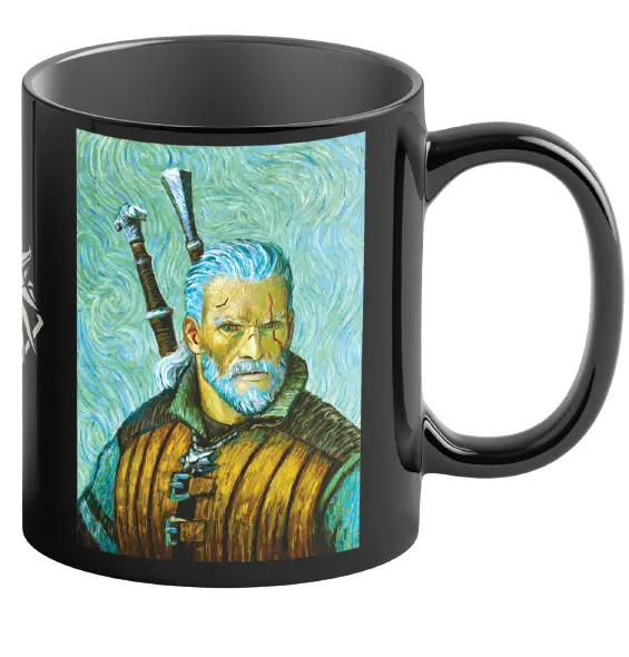 Kubek Good Loot Game Art Chronicles The Witcher (Wiedźmin) Geralt & Vincent van Gogh