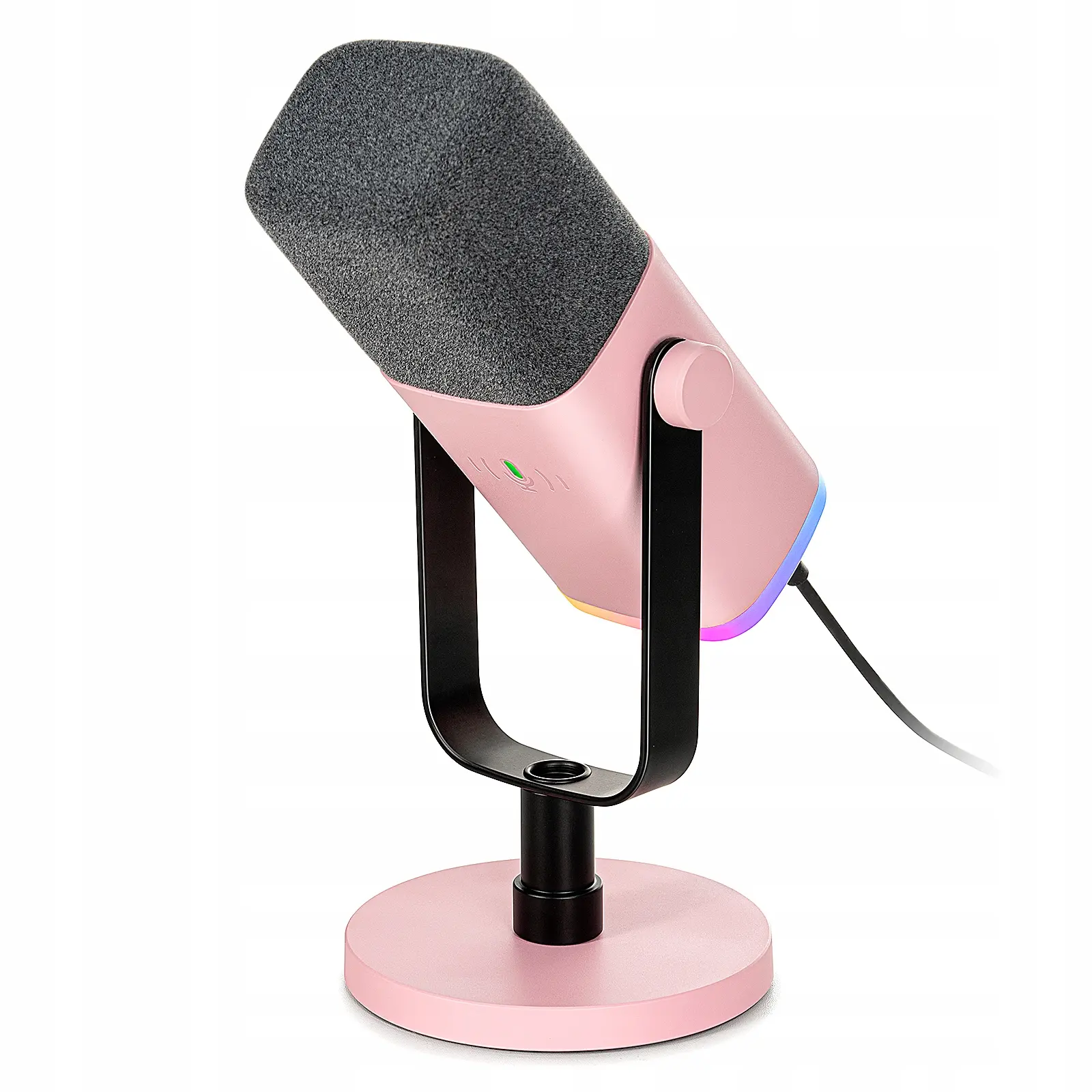 фото Мікрофон студійний/ для стрімінгу, подкастів Fifine AmpliGame AM8 Pink