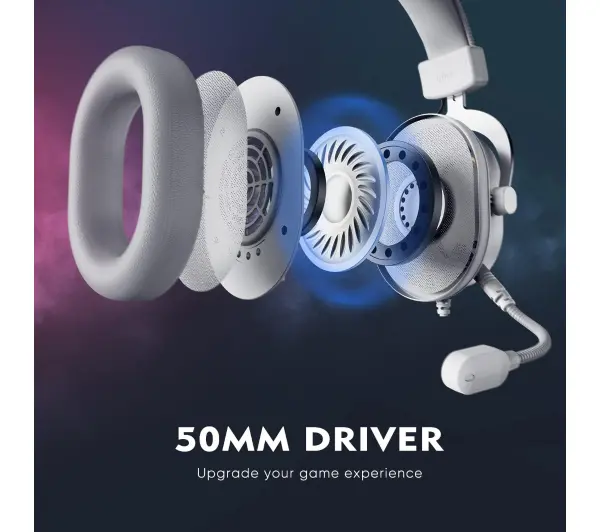 Fifine AmpliGame H6W Nauszne Biały