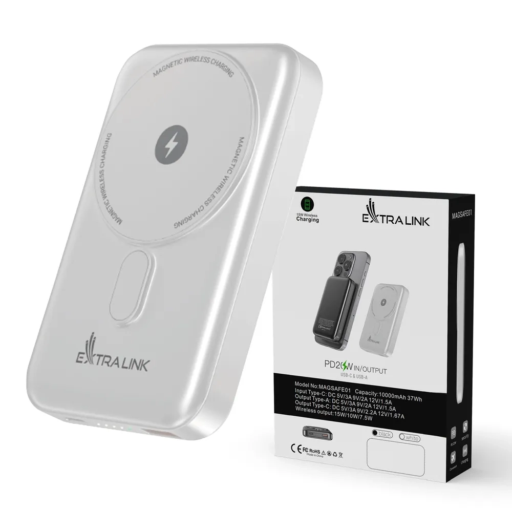 Powerbank Extralink EX.39845 MagSafe 10000mAh PD20W Biały