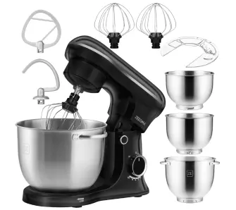 Robot planetarny Zeegma Planeet Trio 1500W 3 misy Czarny