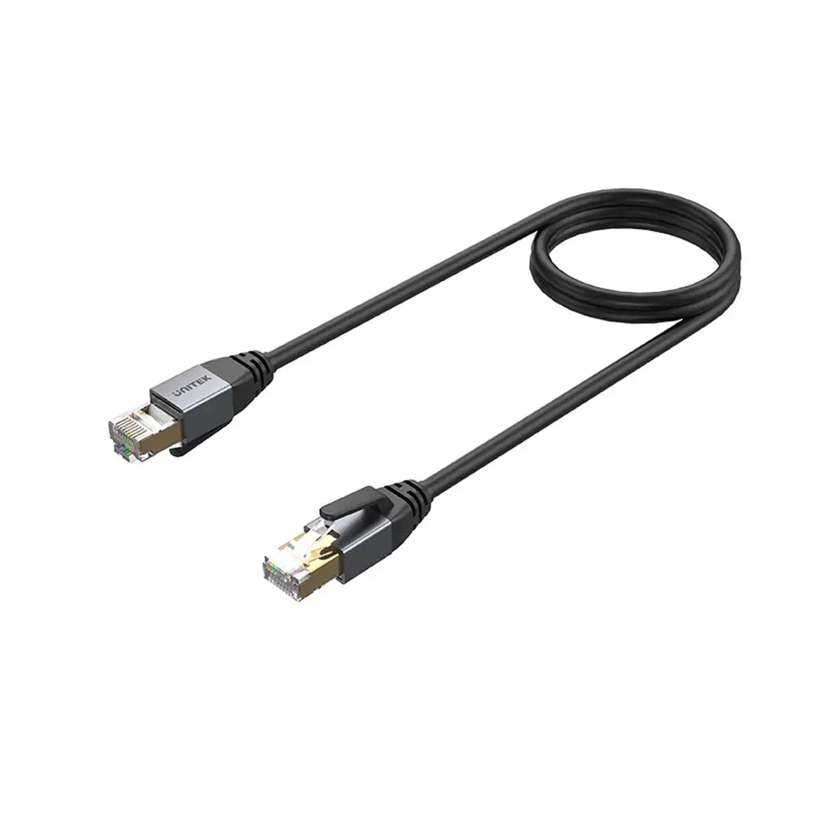 Kabel sieciowy Unitek C18149AGY03-3M RJ-45 LAN Patchcord cat.8 S/FTP 3m Czarny