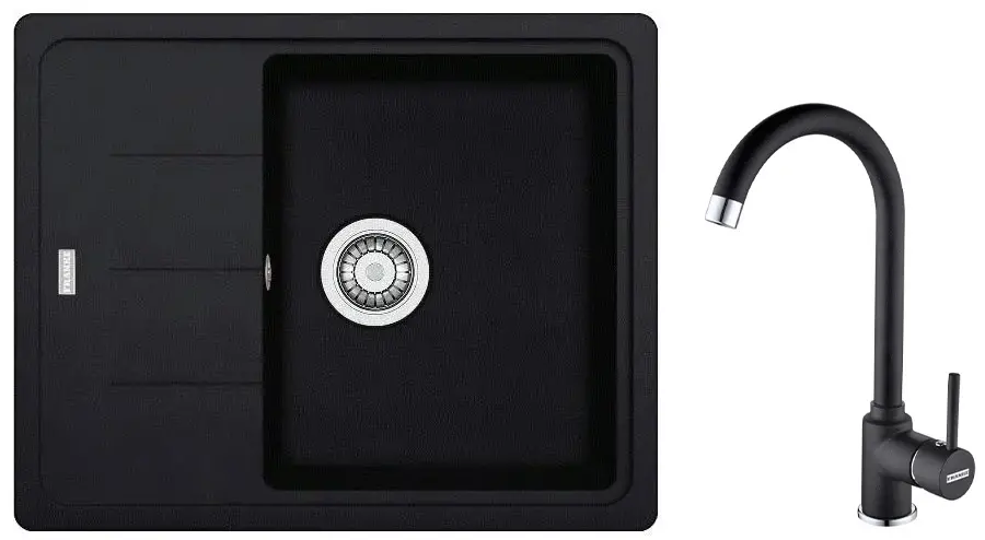 Zlewozmywak Franke BFG 611-62 Onyx + bateria Pola Onyx