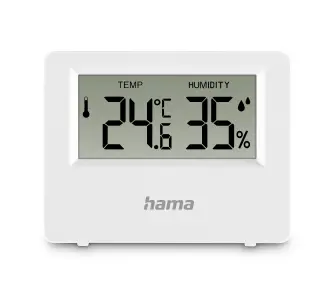 Termometr i higrometr Hama Ebro Biały