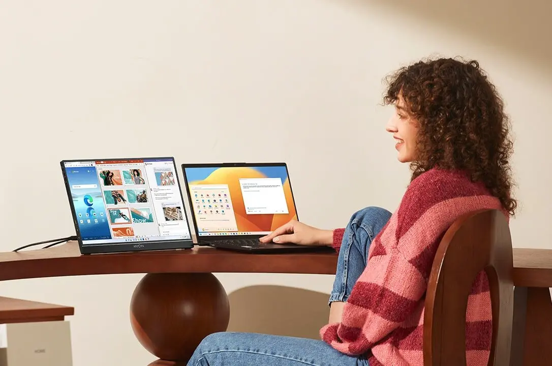 фото Портативний монітор Arzopa A1S Black