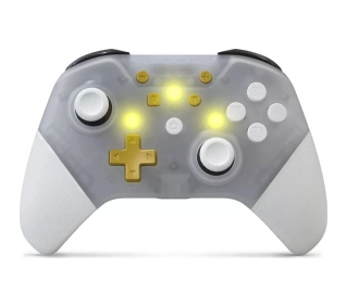 Armor3 NuChamp Wireless Game Controller LED do Nintendo Switch Bezprzewodowy Przeźroczysty