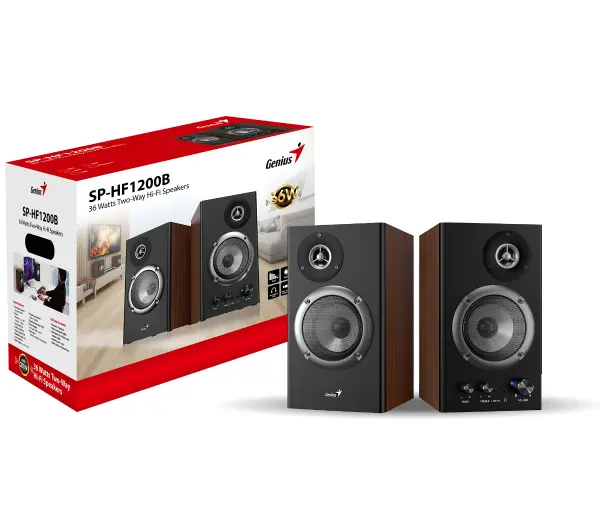 Genius SP-HF1200B Brązowo-Czarny