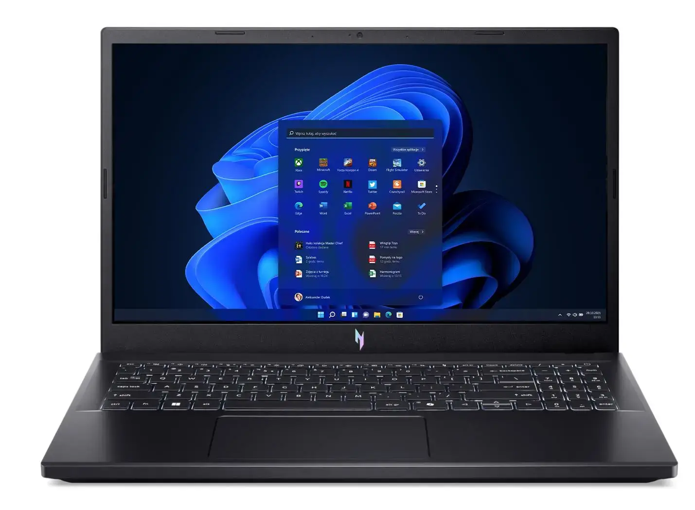 Laptop gamingowy Acer Nitro V 15 ANV15-41-R4HG 15,6" 165Hz R7 7735HS 16GB RAM 1TB Dysk SSD RTX4060 DLSS3 Win11 Czarny