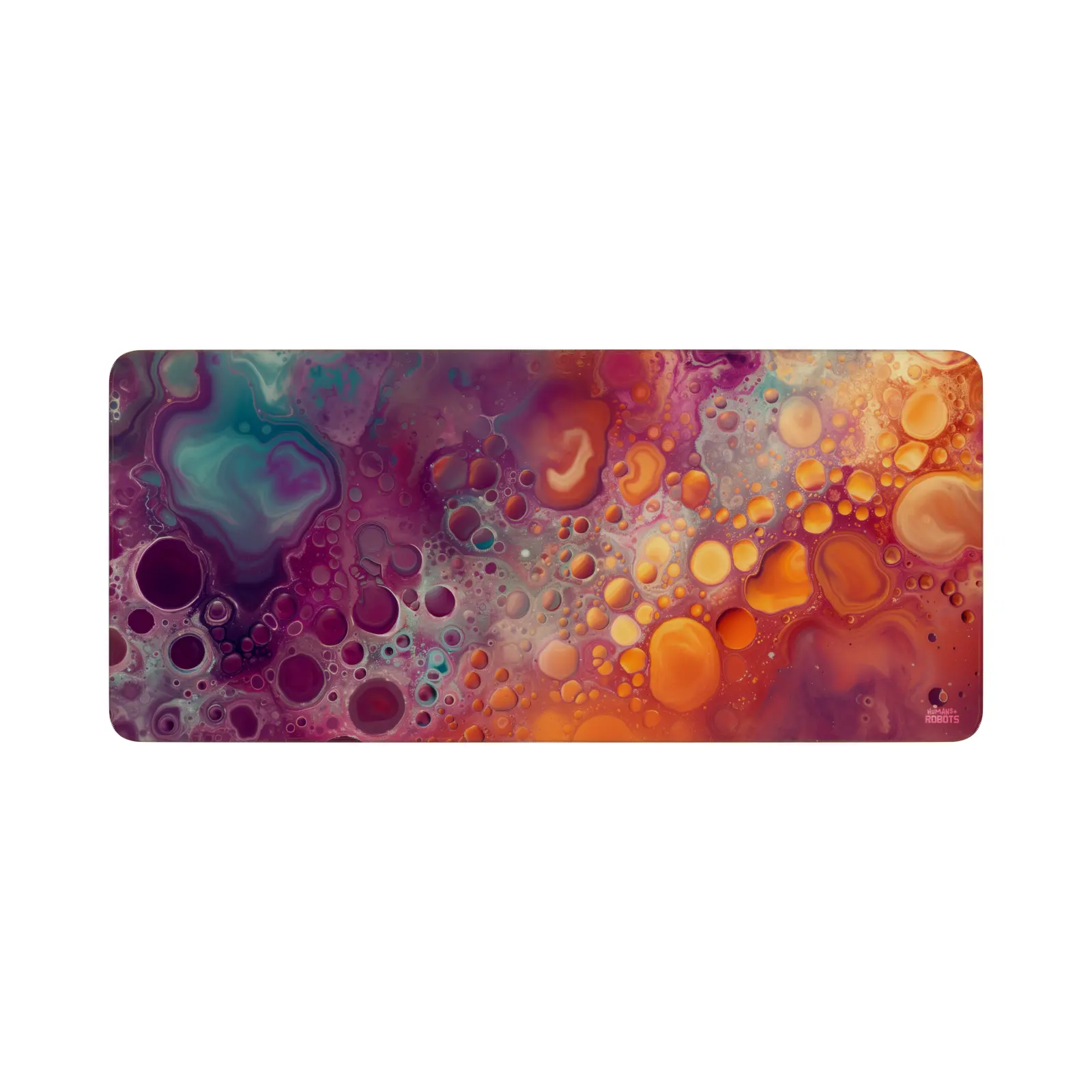 Podkładka Humans+Robots 8E Seething Colors 90 x 40cm Różowy