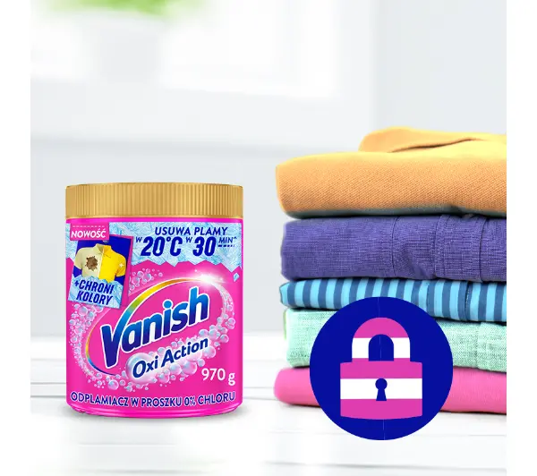 Vanish do prania kolorów 970g