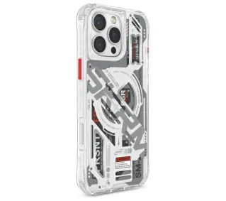Skinarma Ekho Magnetic Charging iPhone 16 Pro Max Przezroczysty
