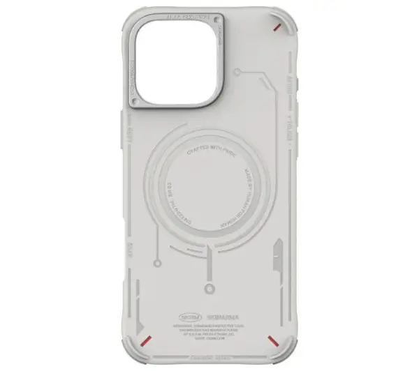 Skinarma Mecha Magnetic Charging do iPhone 16 Pro Max Jasnoszary