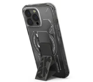 Skinarma Helio Magnetic Charging + Grip Stand do iPhone 16 Pro Czarny
