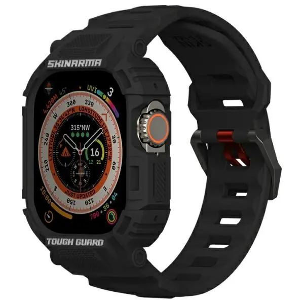 Pasek Skinarma Mecha 2in1 do Apple Watch 49mm Czarny