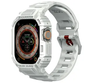 Skinarma Mecha 2in1 do Apple Watch 49mm Jasnoszary