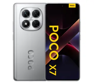 POCO X7 5G 12/512GB 6,67" 120Hz 50Mpix Srebrny - ⚡ EURO HIT CENOWY! ⚡ - Kup na Raty - RRSO 0%