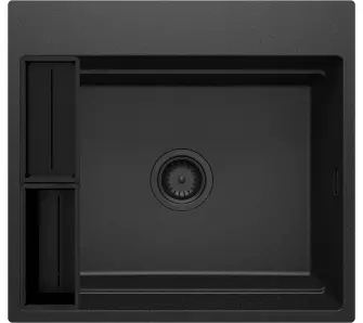 Zlewozmywak Deante Magnetic ZRM_G10A Granitowy Grafit metalik