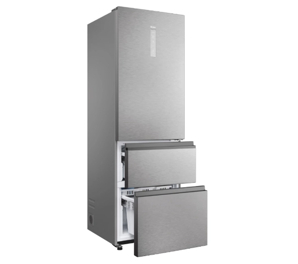 Haier Seria 5 HTW5618CNMG Funkcje AI Pełny No Frost 185cm Komora świeżości Zdalne sterowanie Inox - Kup na Raty - RRSO 0%
