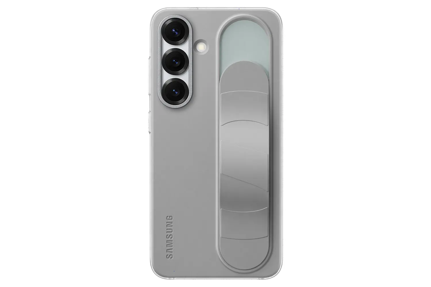 Etui Samsung Standing Grip Cover do Galaxy S25 Szary