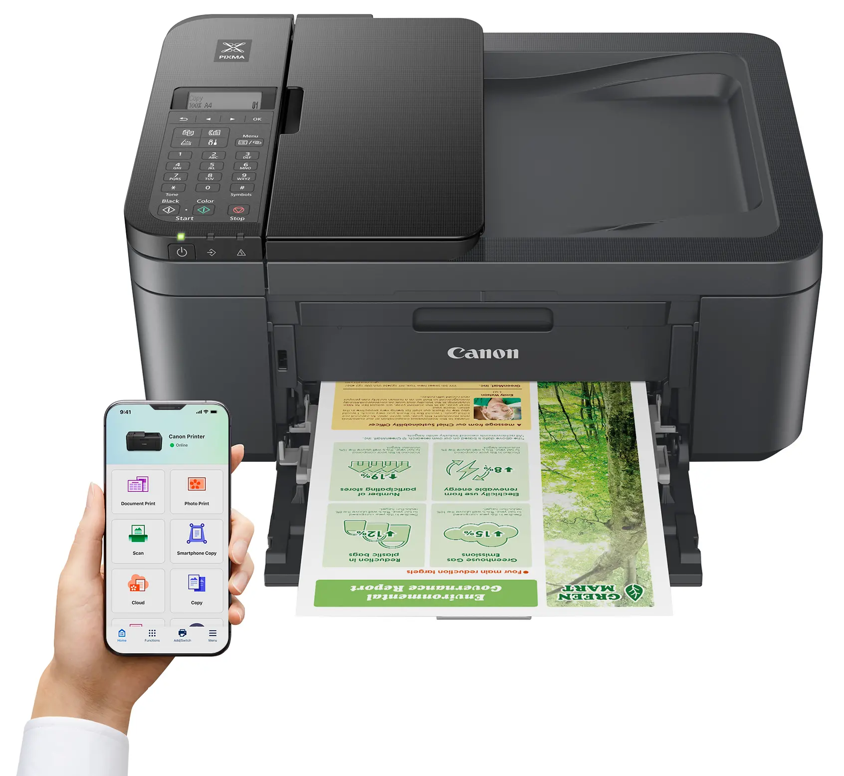 Urządzenie wielofunkcyjne Canon PIXMA TR4755I BK Wi-Fi Czarny